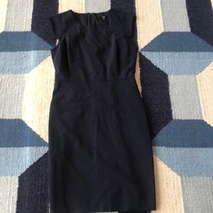 Jcrew navy blue sleeveless dress size 4p